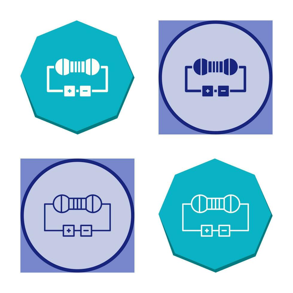 icono de vector de resistencia