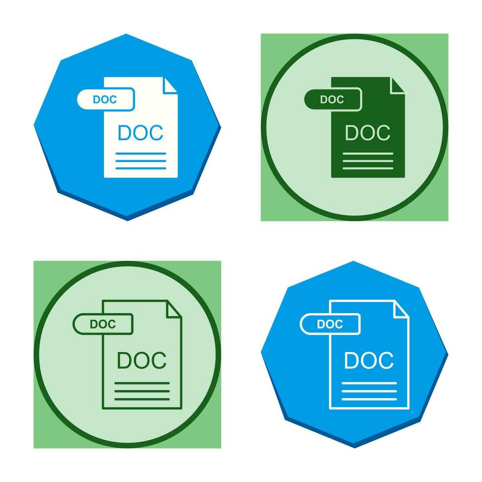 DOC Vector Icon