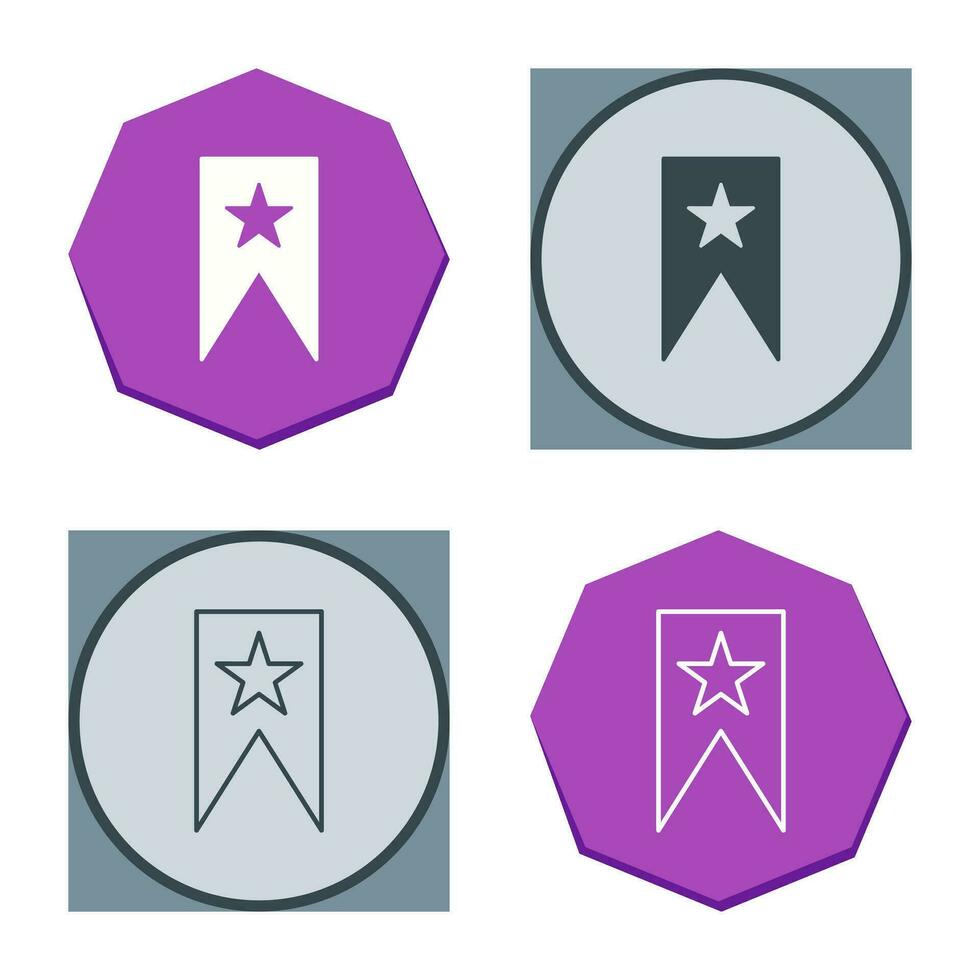 Unique Bookmarking Services Vector Icon