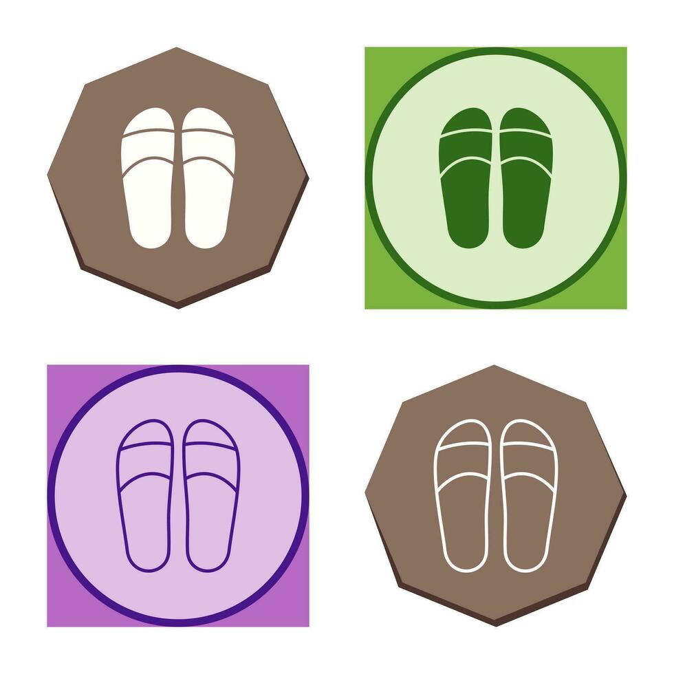 Slippers Vector Icon