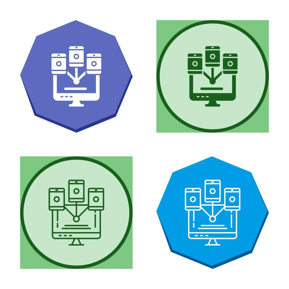 Computer Networks Vector Icon