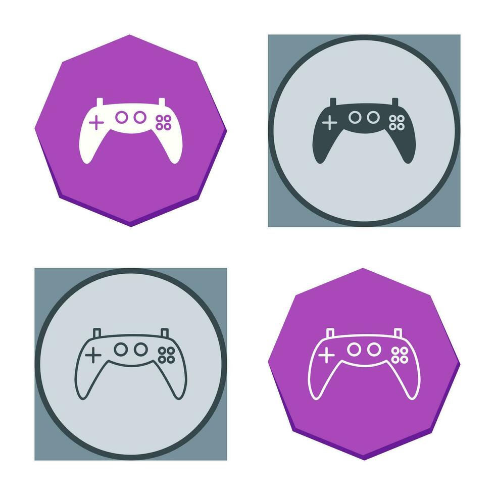 icono de vector de consola de juegos único