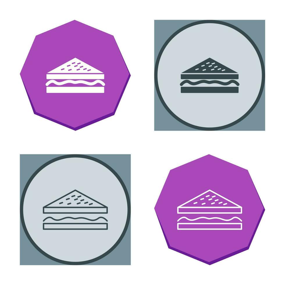 Unique Sandwich Vector Icon