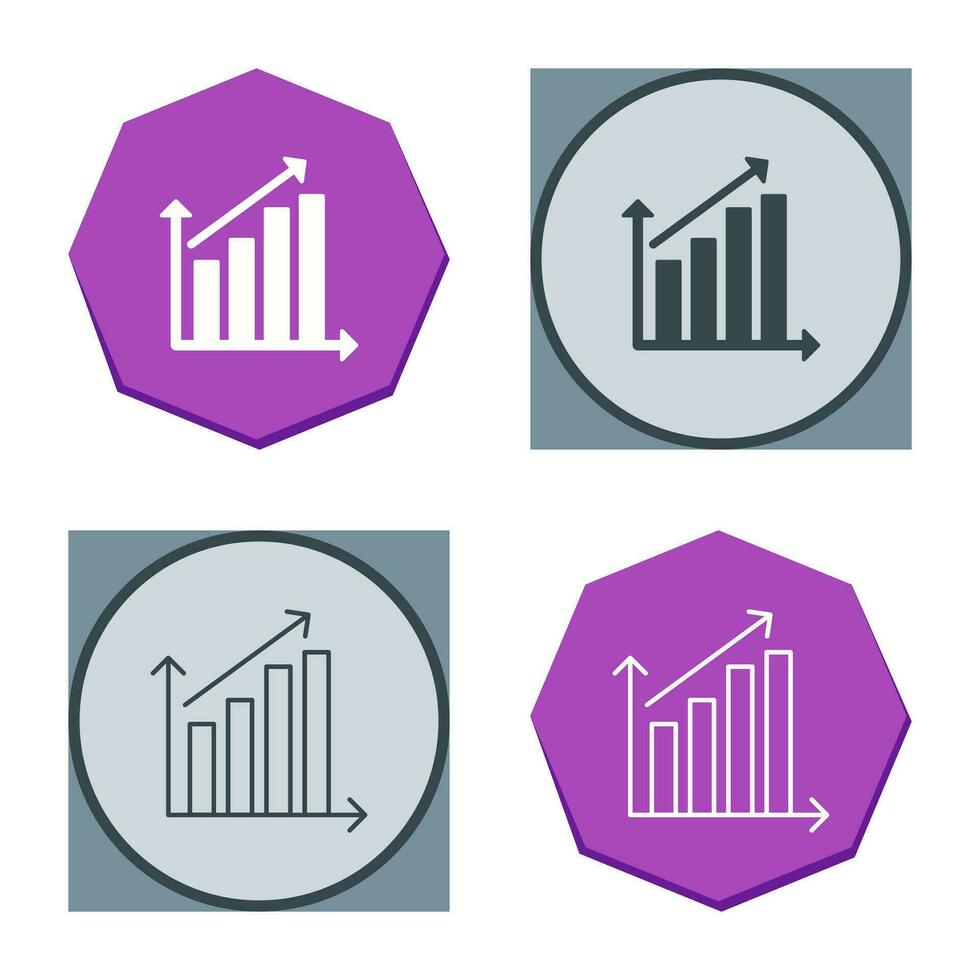 Rising Statistics Vector Icon