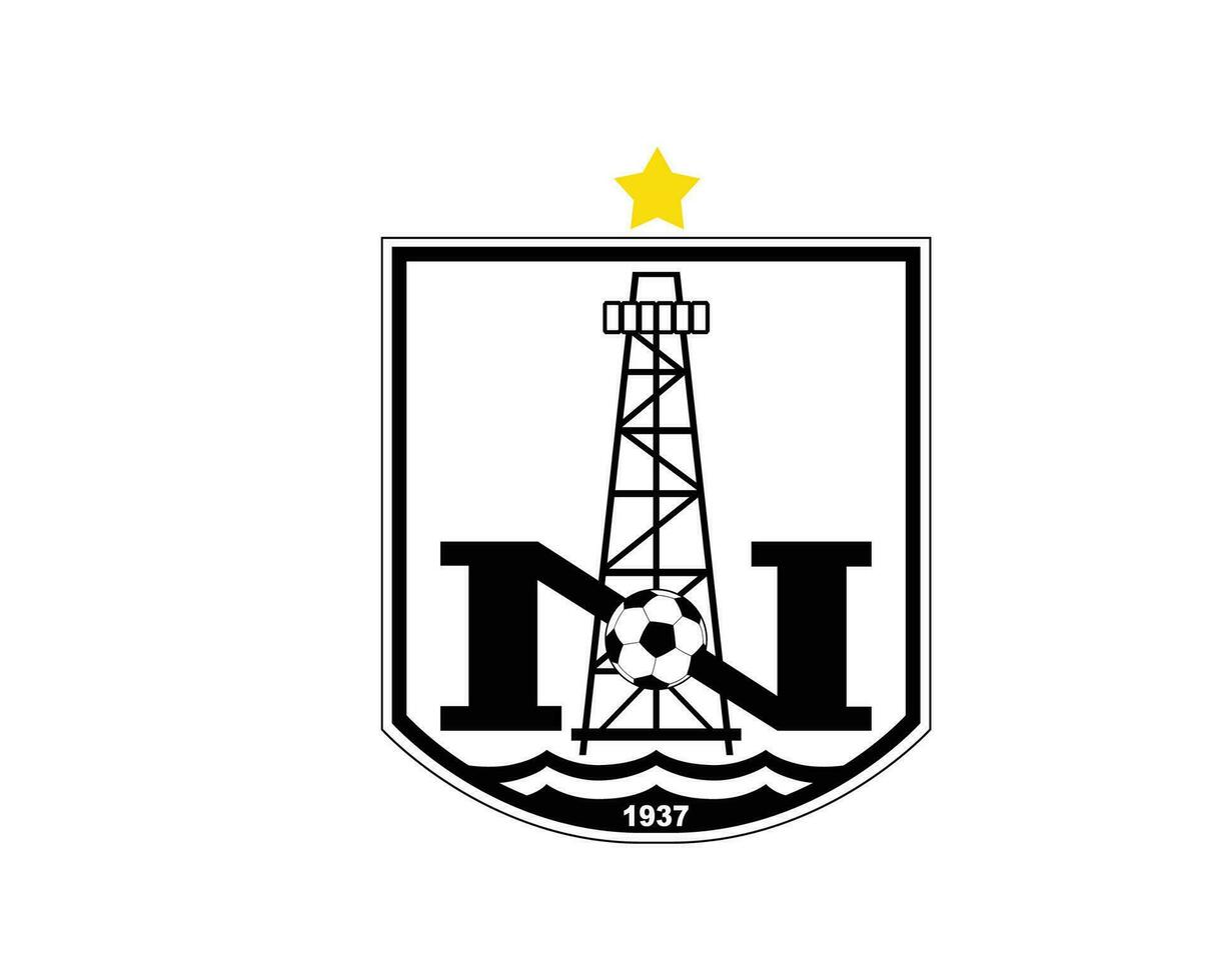 neftchi bakú club logo símbolo Austria liga fútbol americano resumen diseño vector ilustración