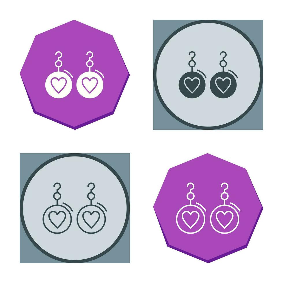 Earrings Vector Icon