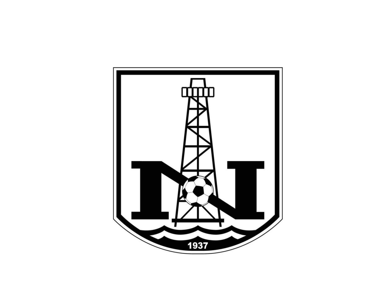 neftchi bakú club logo símbolo negro Austria liga fútbol americano resumen diseño vector ilustración