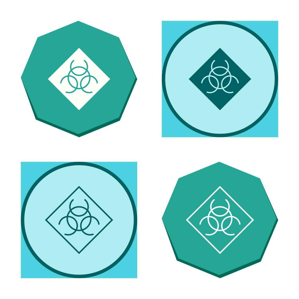 Biological Hazard Vector Icon