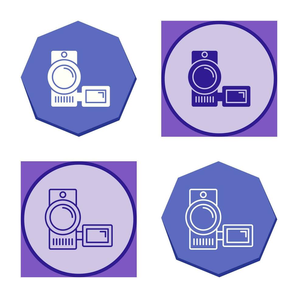 icono de vector de grabadora de video