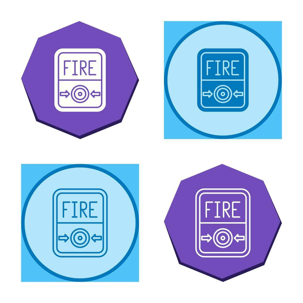 Fire Button Vector Icon