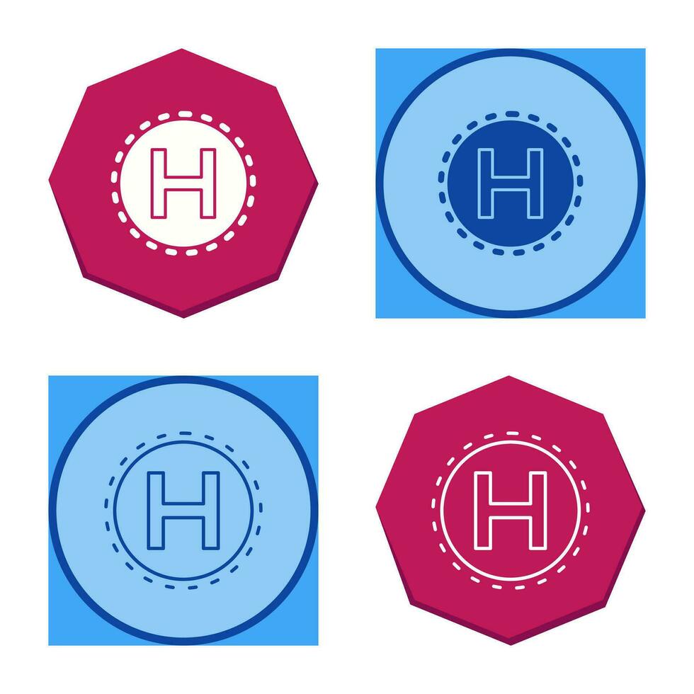 Helipad Vector Icon