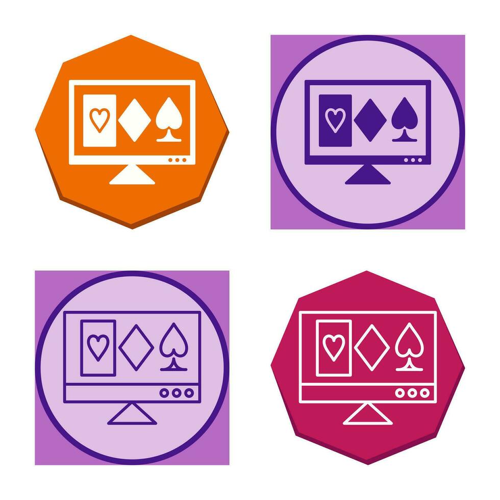 Online Gambling Vector Icon