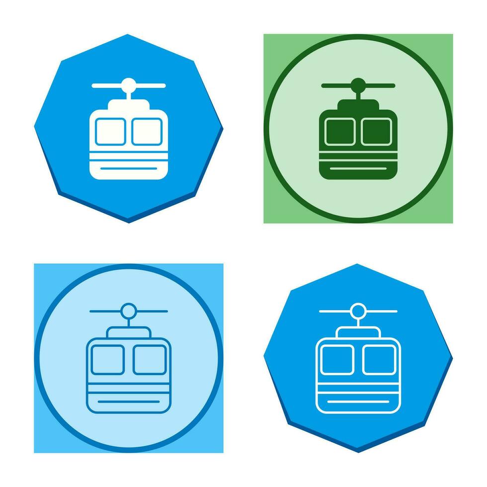 Cable car Vector Icon