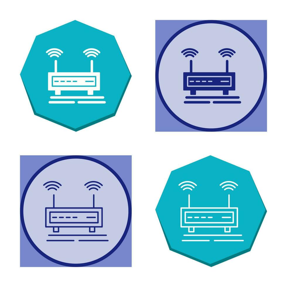 icono de vector de señales wifi