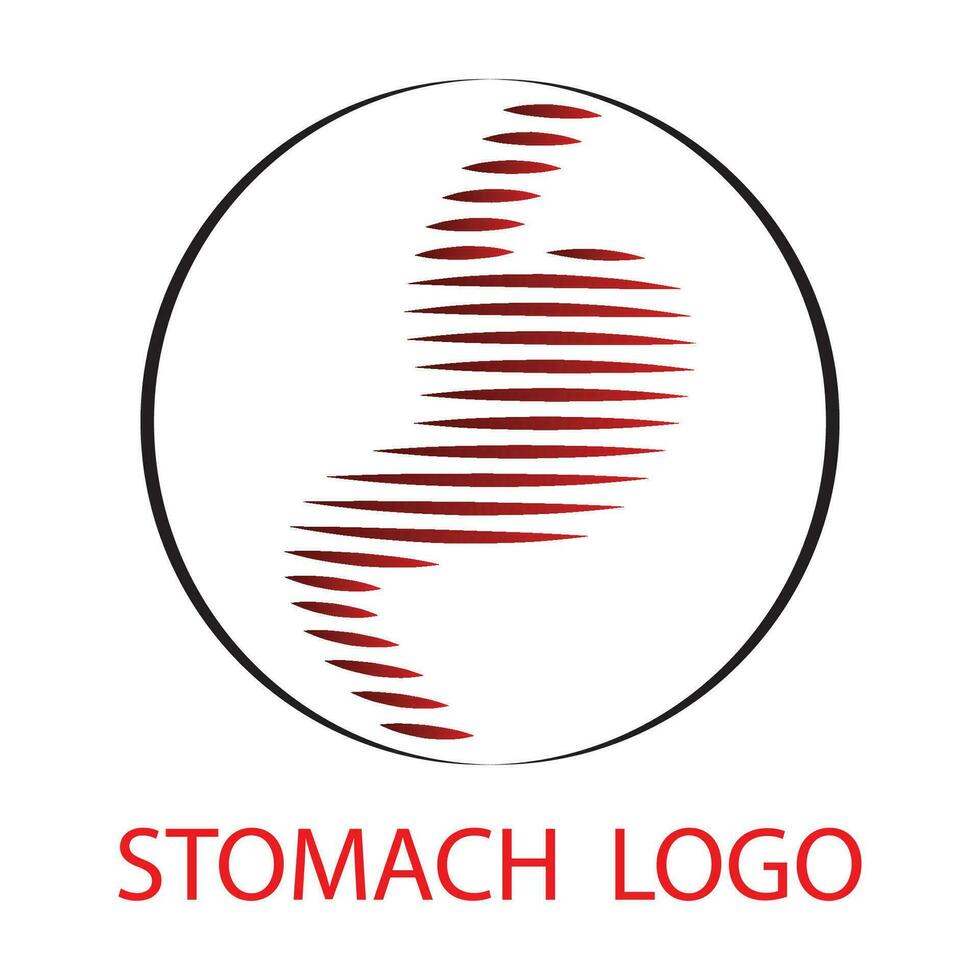 stomach care icon designs vector