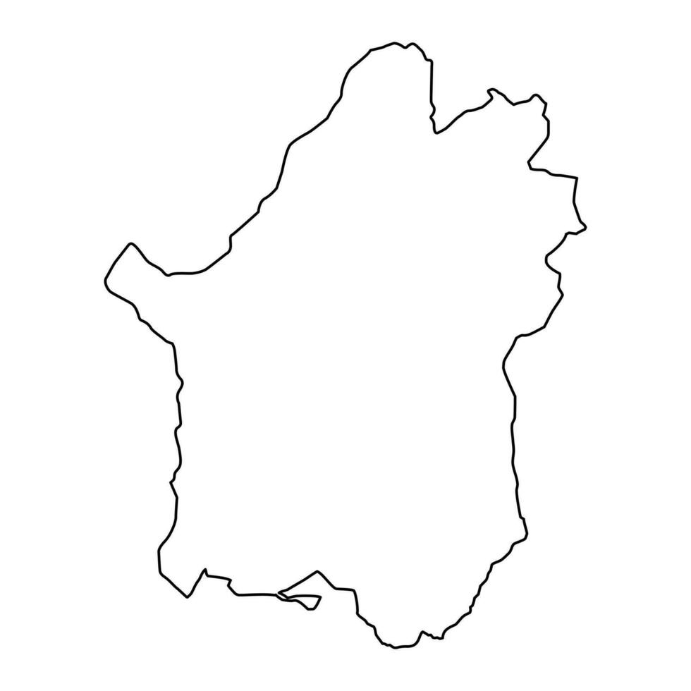 Paktika province map, administrative division of Afghanistan. vector