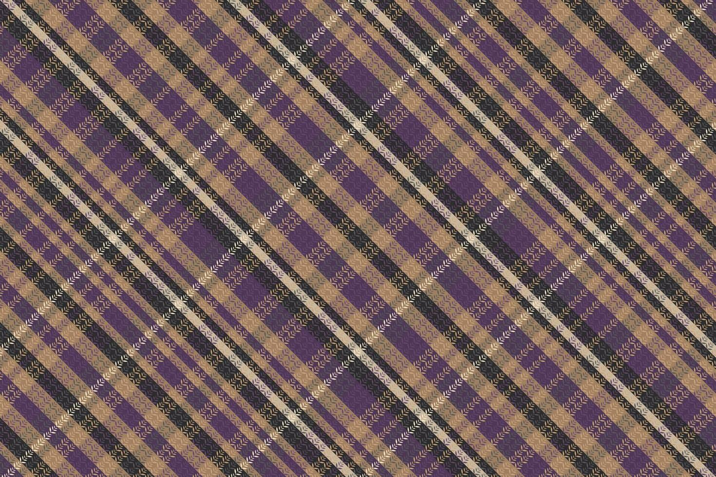 Tartan plaid pattern with texture and coffee color. vector