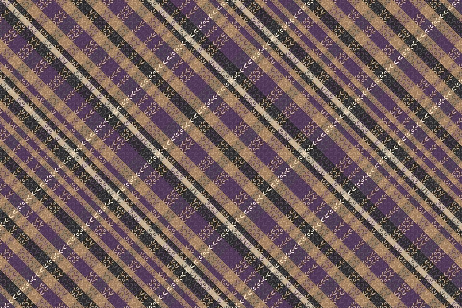 Tartan plaid pattern with texture and coffee color. vector