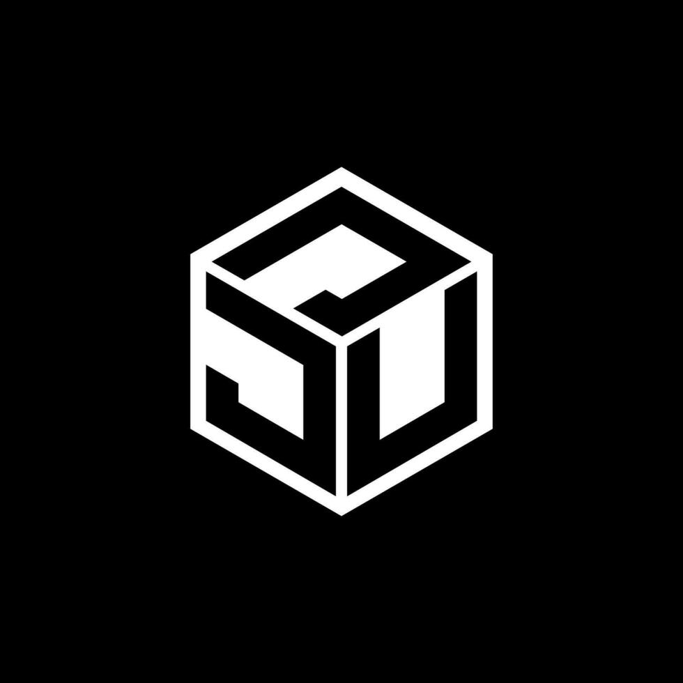 JUJ Letter Logo Design, Inspiration for a Unique Identity. Modern Elegance and Creative Design. Watermark Your Success with the Striking this Logo. vector