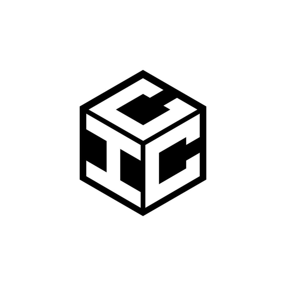 icc letra logo diseño, inspiración para un único identidad. moderno elegancia y creativo diseño. filigrana tu éxito con el sorprendentes esta logo. vector