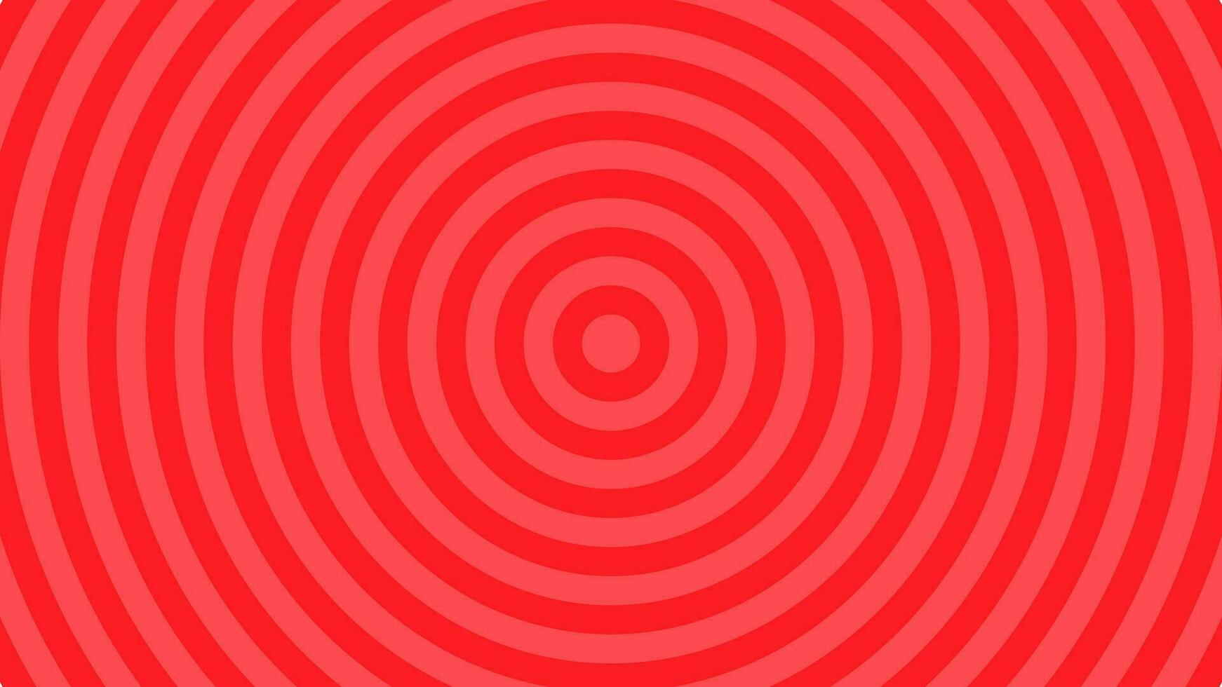Simple Light Red Radial Circles Line Abstract Design Vector Background