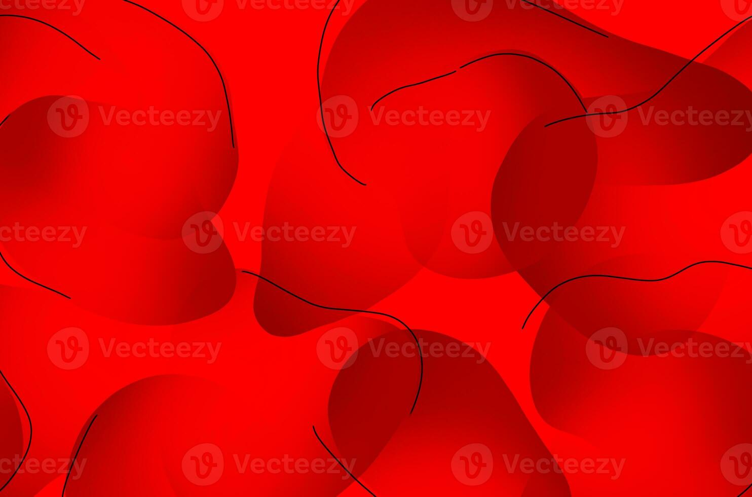 abstract background with colored organic shapes photo