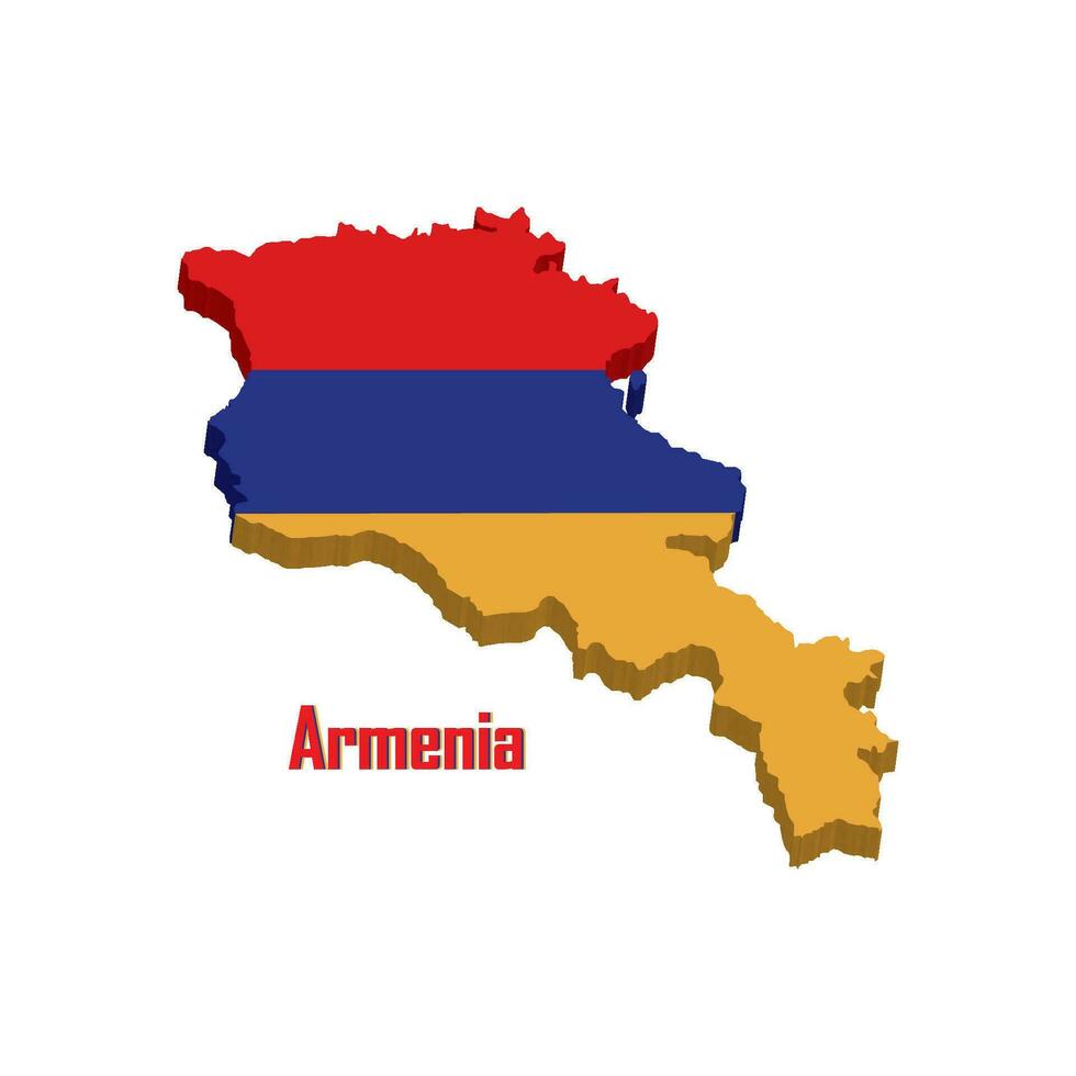 Armenia mapa icono vector