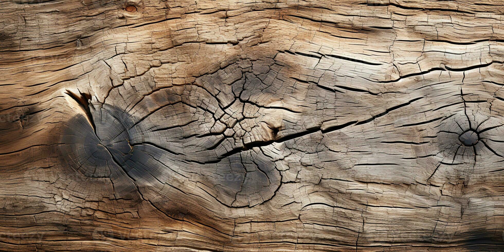 AI Generated. AI Generative. Retro vintage old antique wooden texture surface background. Carpentry woodwork mockup. Graphic Art photo