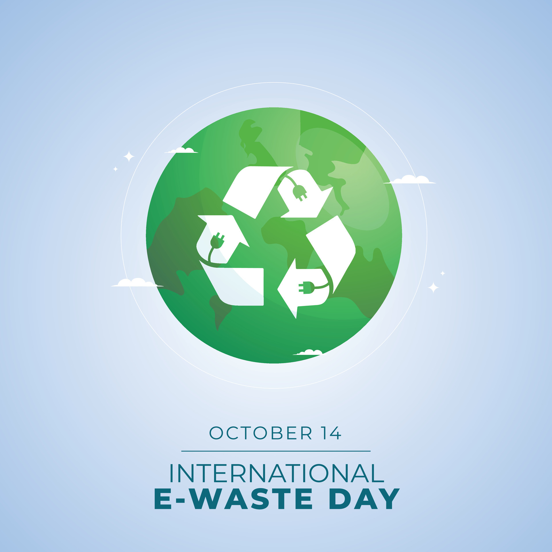 International EWaste Day vector design template good for celebration