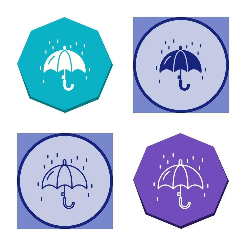 icono de vector de lluvia