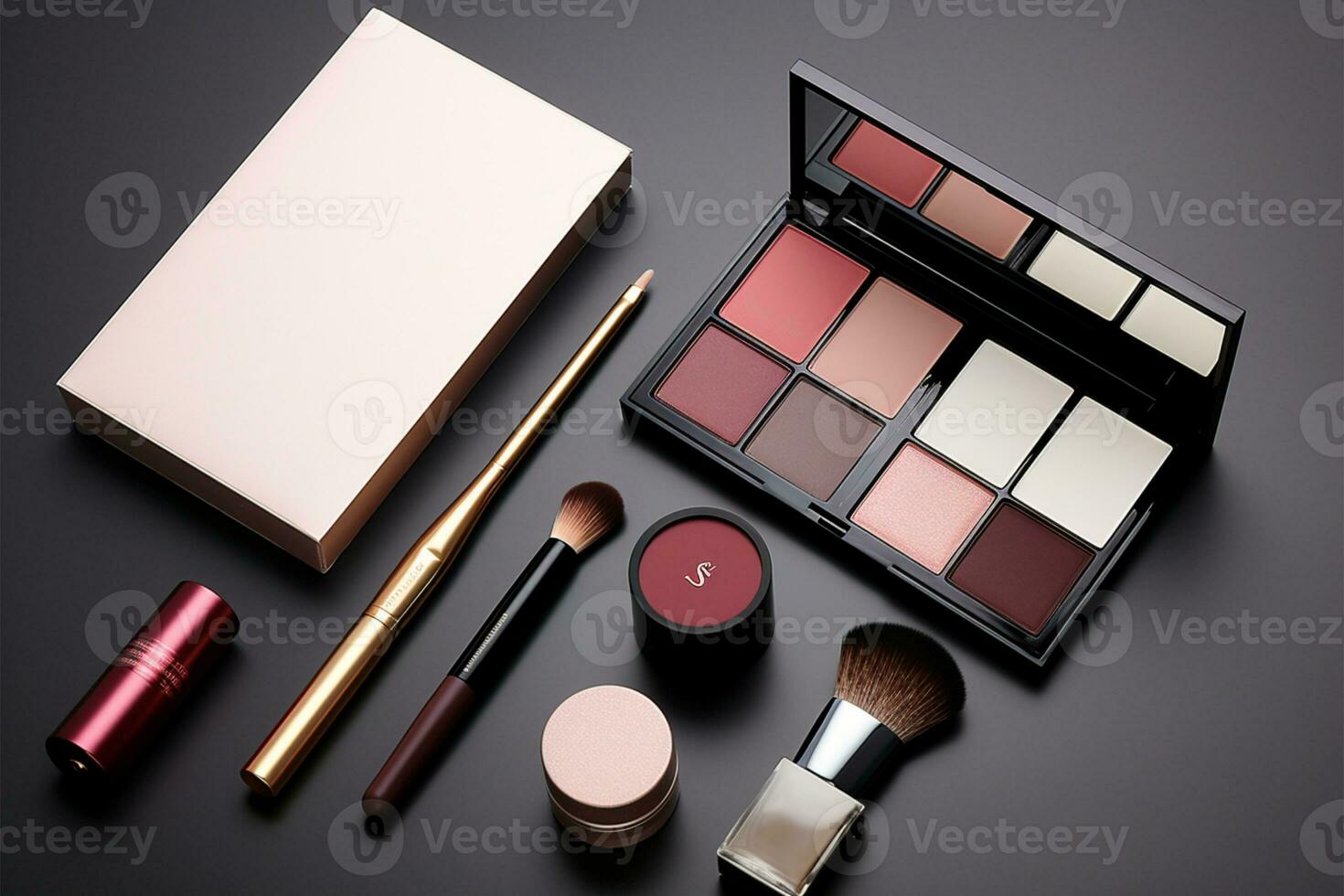 Elegant makeup artist branding mockup to elevate your beauty business AI Generated photo