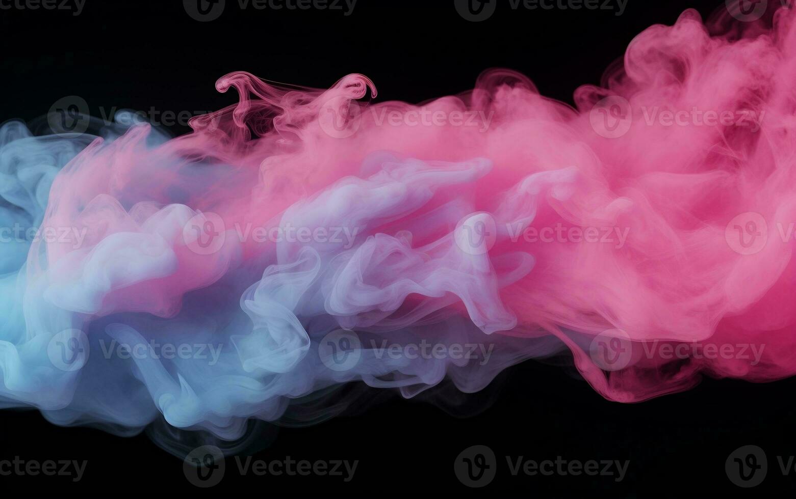 High-Resolution Pink and Blue Smoke on a Serene Background, Evoking a Dreamy and Peaceful Atmosphere photo
