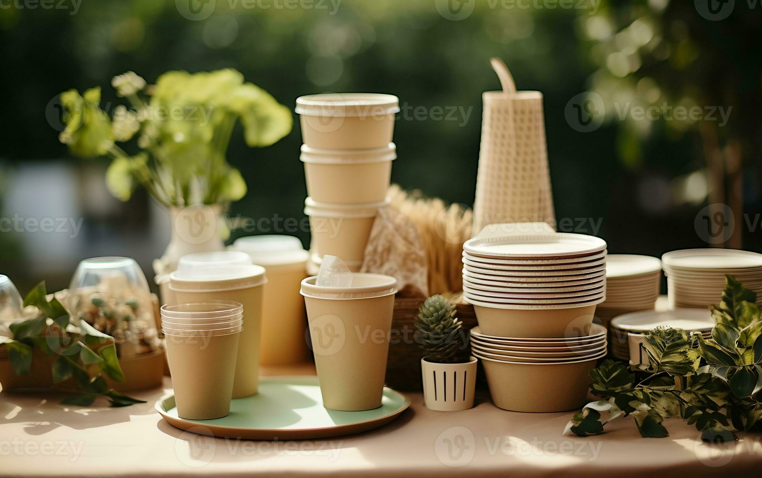 EcoFriendly Creation A Photo of a Unique Craft Using Disposable Items