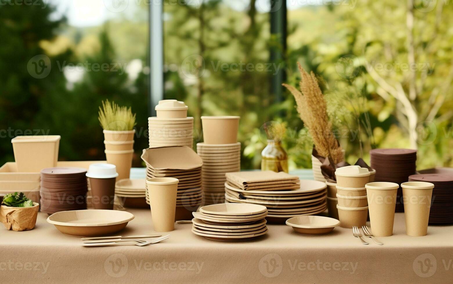 EcoFriendly Creation A Photo of a Unique Craft Using Disposable Items