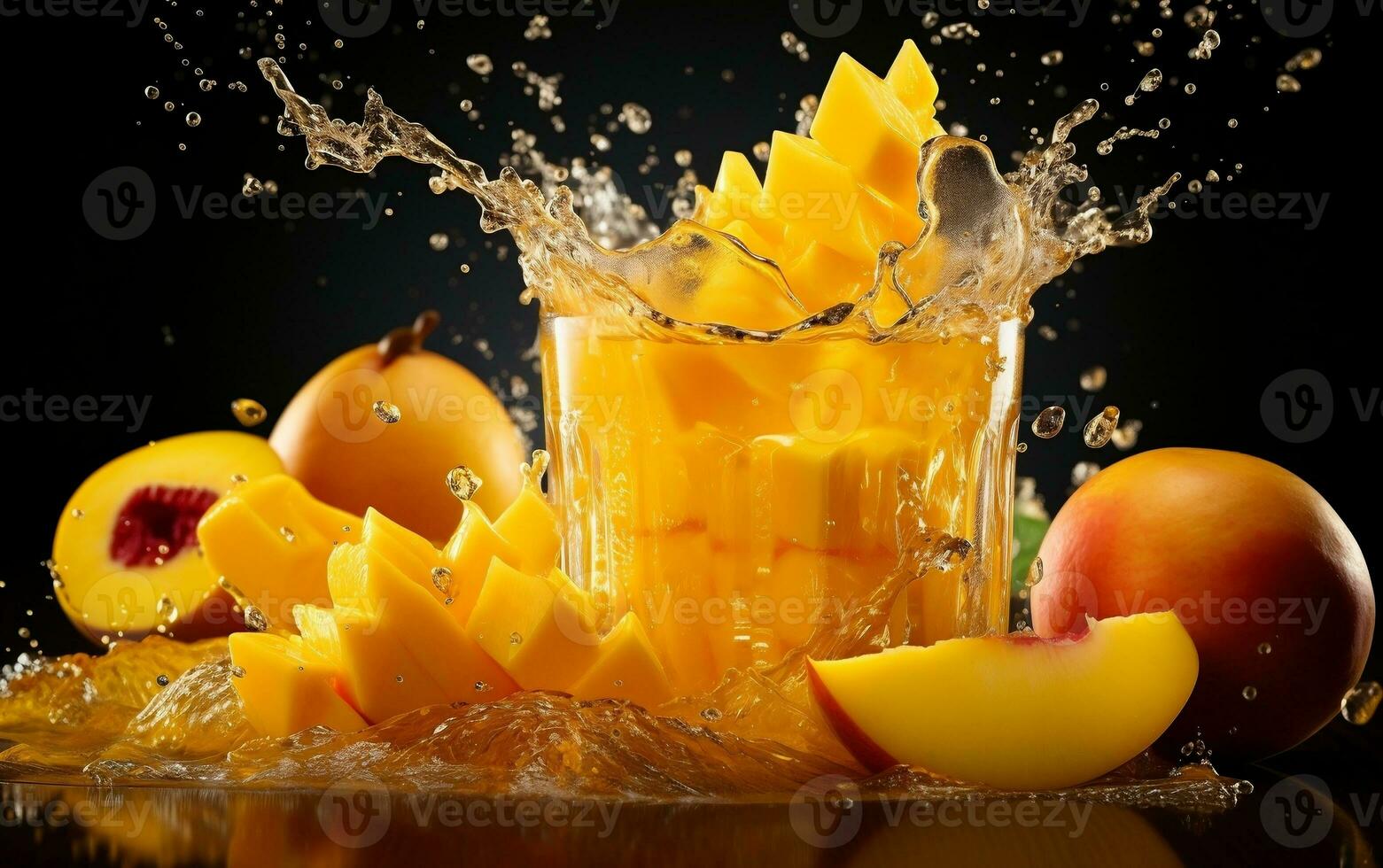 Mango Splashes of Juice photo