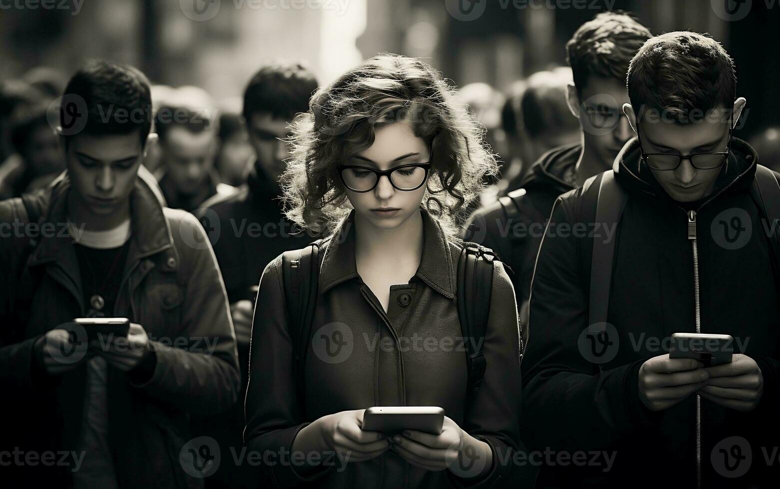 Exploring Modern Day Dependency on Technology, Generative Ai photo