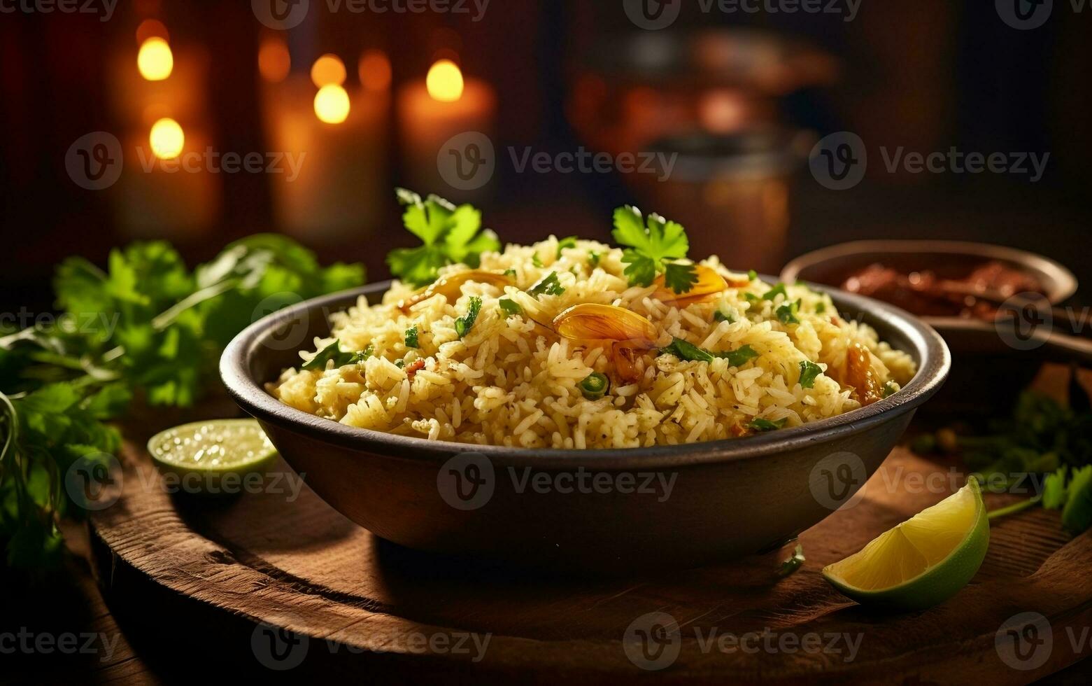Seasoned Brown Rice - Explore the Flavorful Delight. Generative By AI