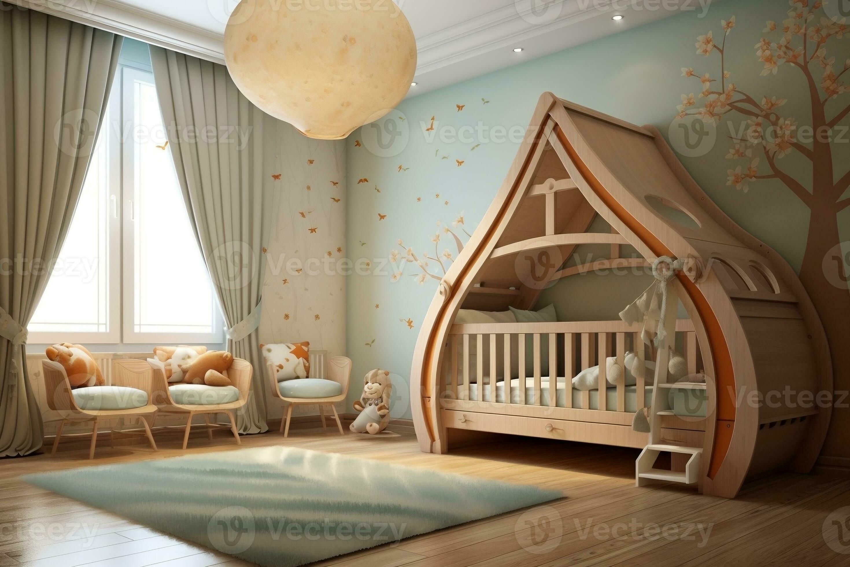 Children Beds Luxury Baby Cribs