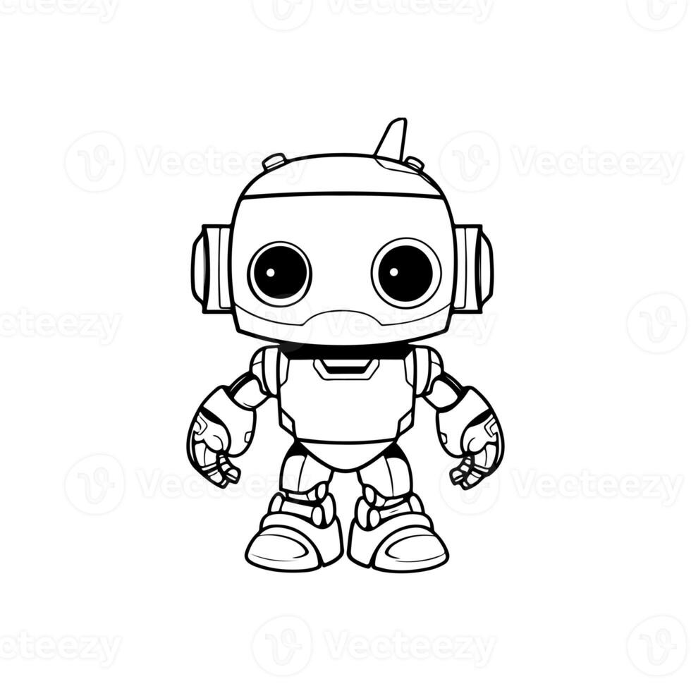 Robot Logo Vector photo