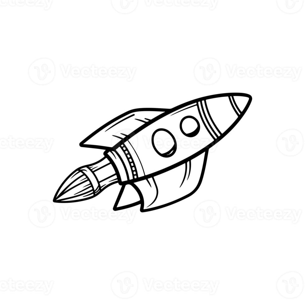 Rocket Shape Vector photo