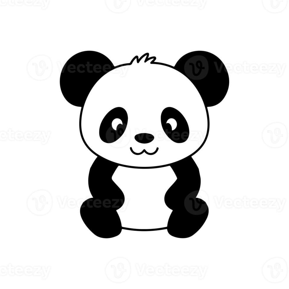 panda oso vector foto