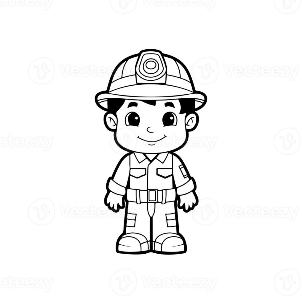 Fireman Icon Design photo