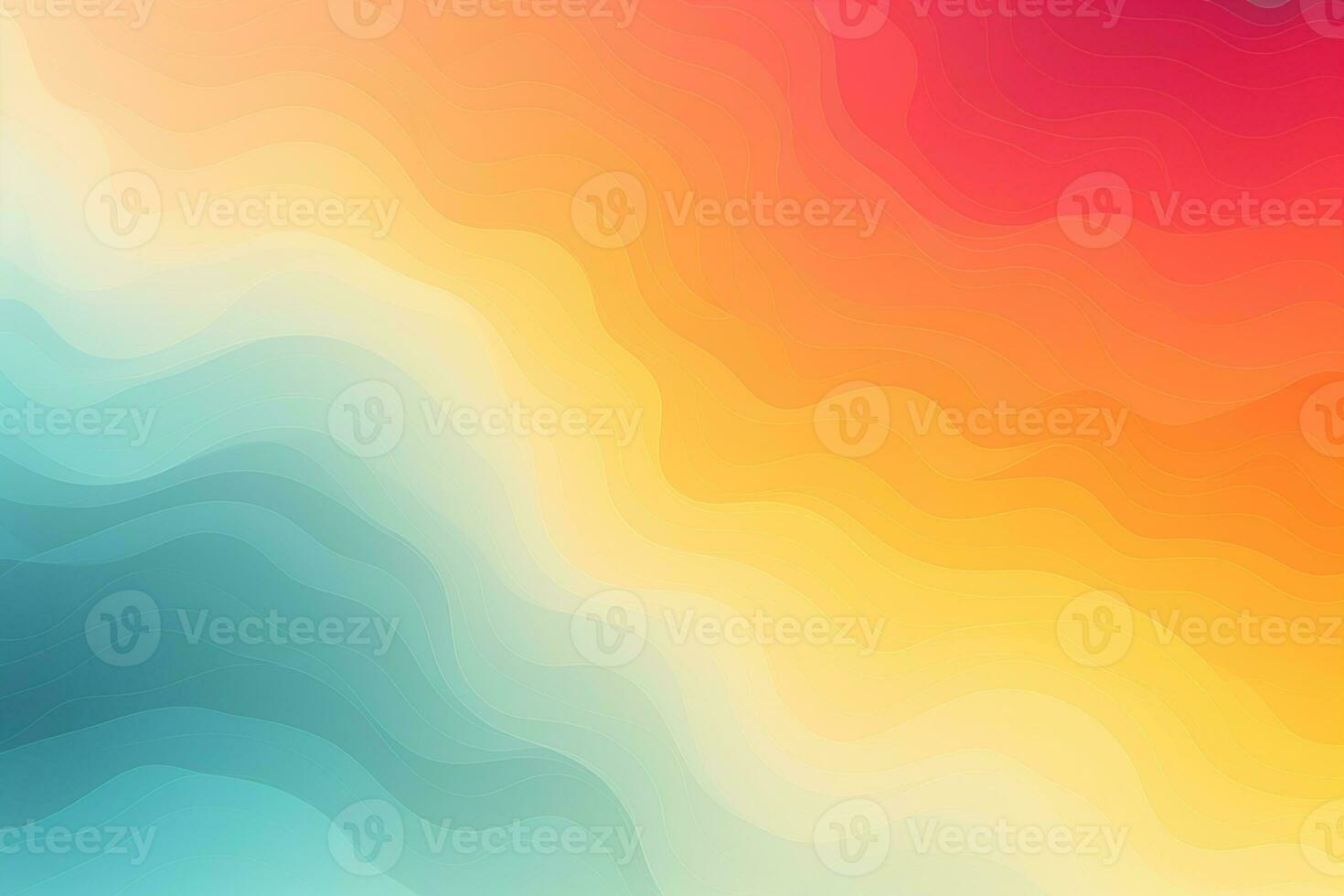 Nostalgia Revived - Retro Grainy Gradient Background. Generative By Ai photo