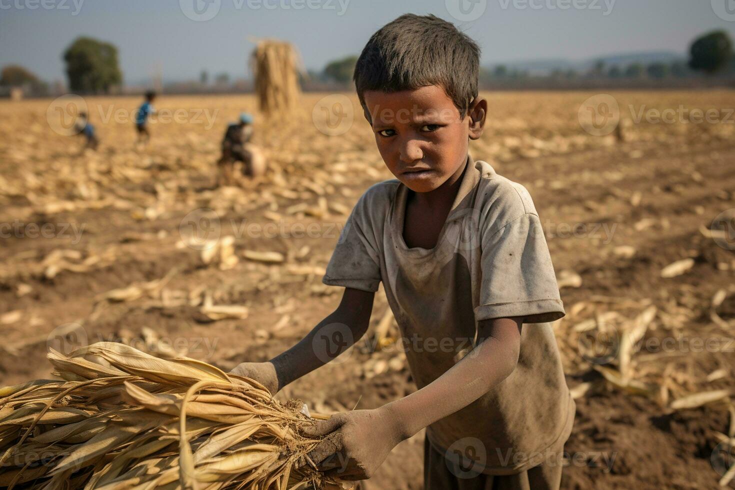 Hunger Strategies for Food Security Worldwide. Generative By Ai photo
