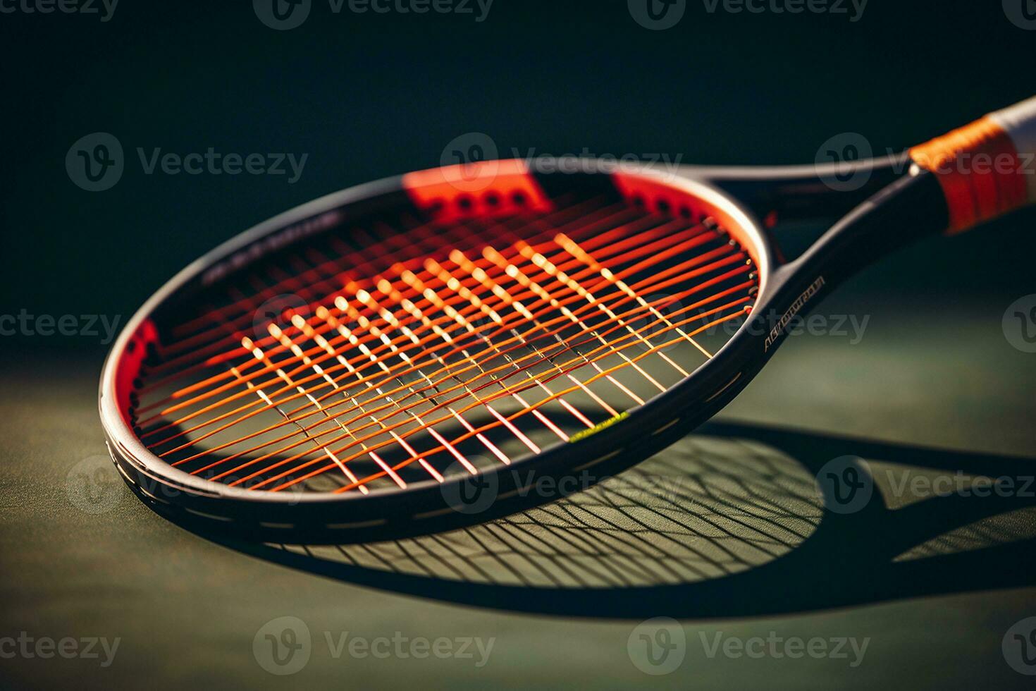 High-Quality Tennis Rackets for Accurate Shots. Generative By Ai photo