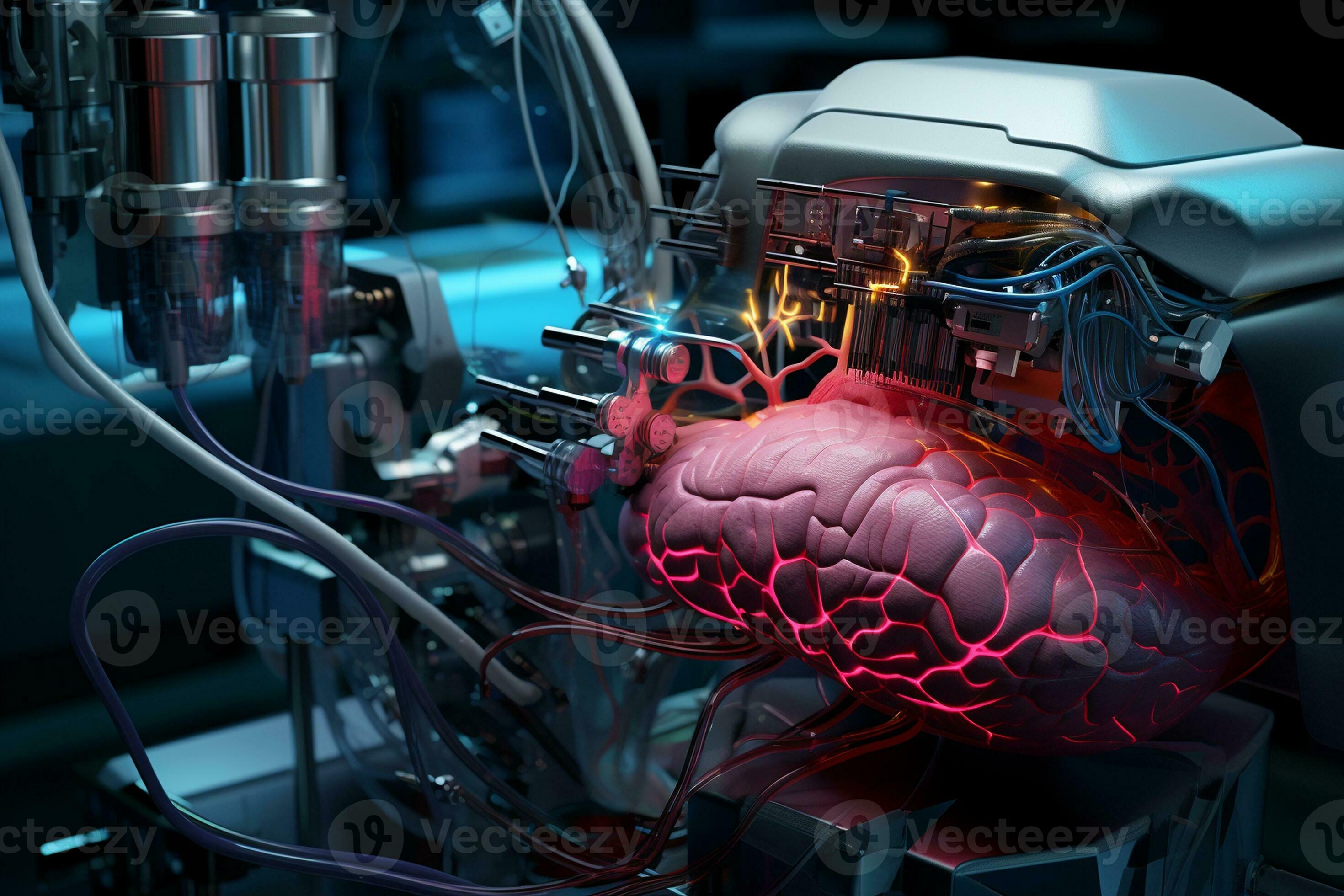 CuttingEdge Medical Devices for Neurosurgery Excellence. Generative By Ai 29507461 Stock Photo