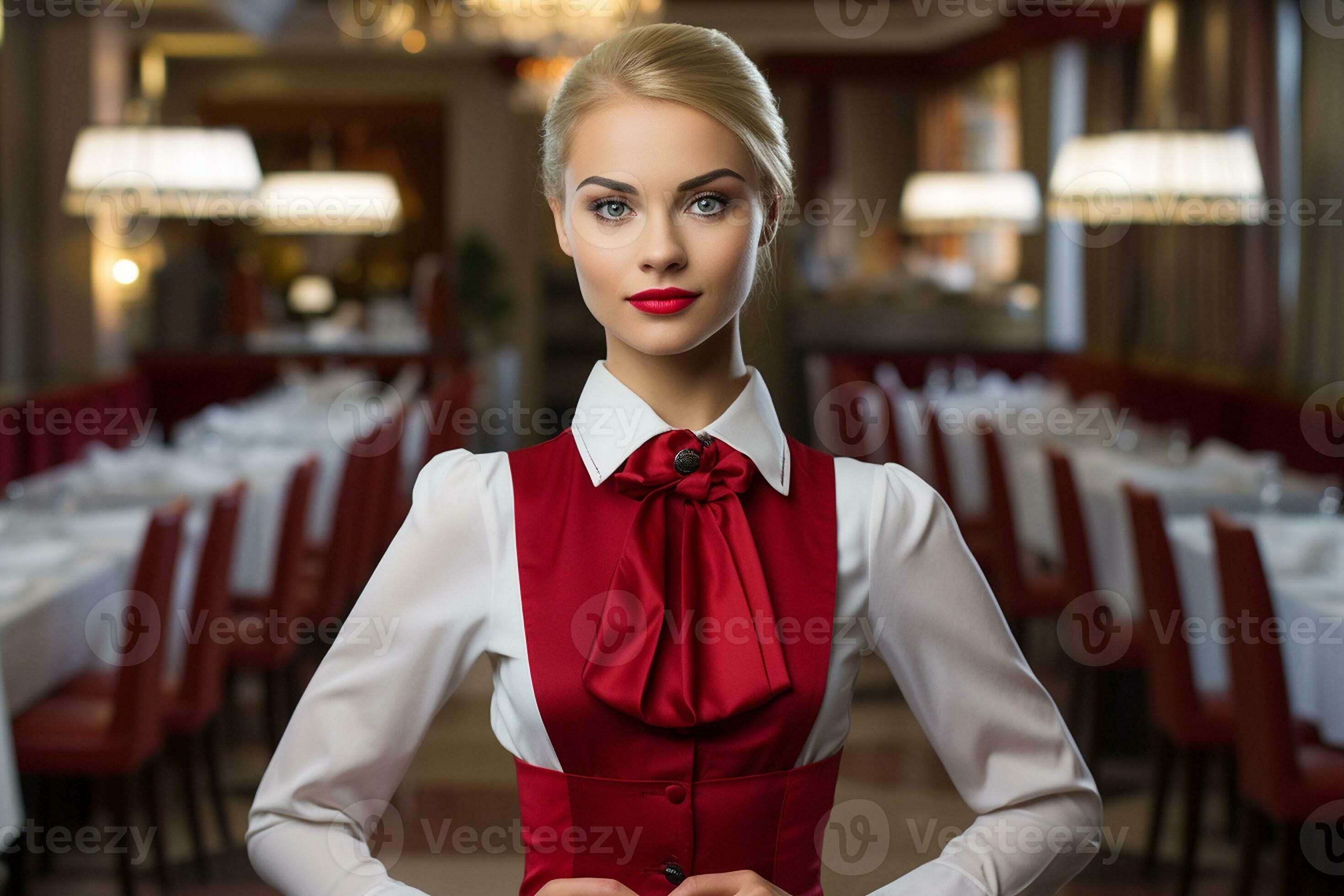 The Hostess Standing in the Restaurant Generative By Ai 29507513 Stock The Hostess Standing in the Restaurant Generative By Ai 29507513 Stock