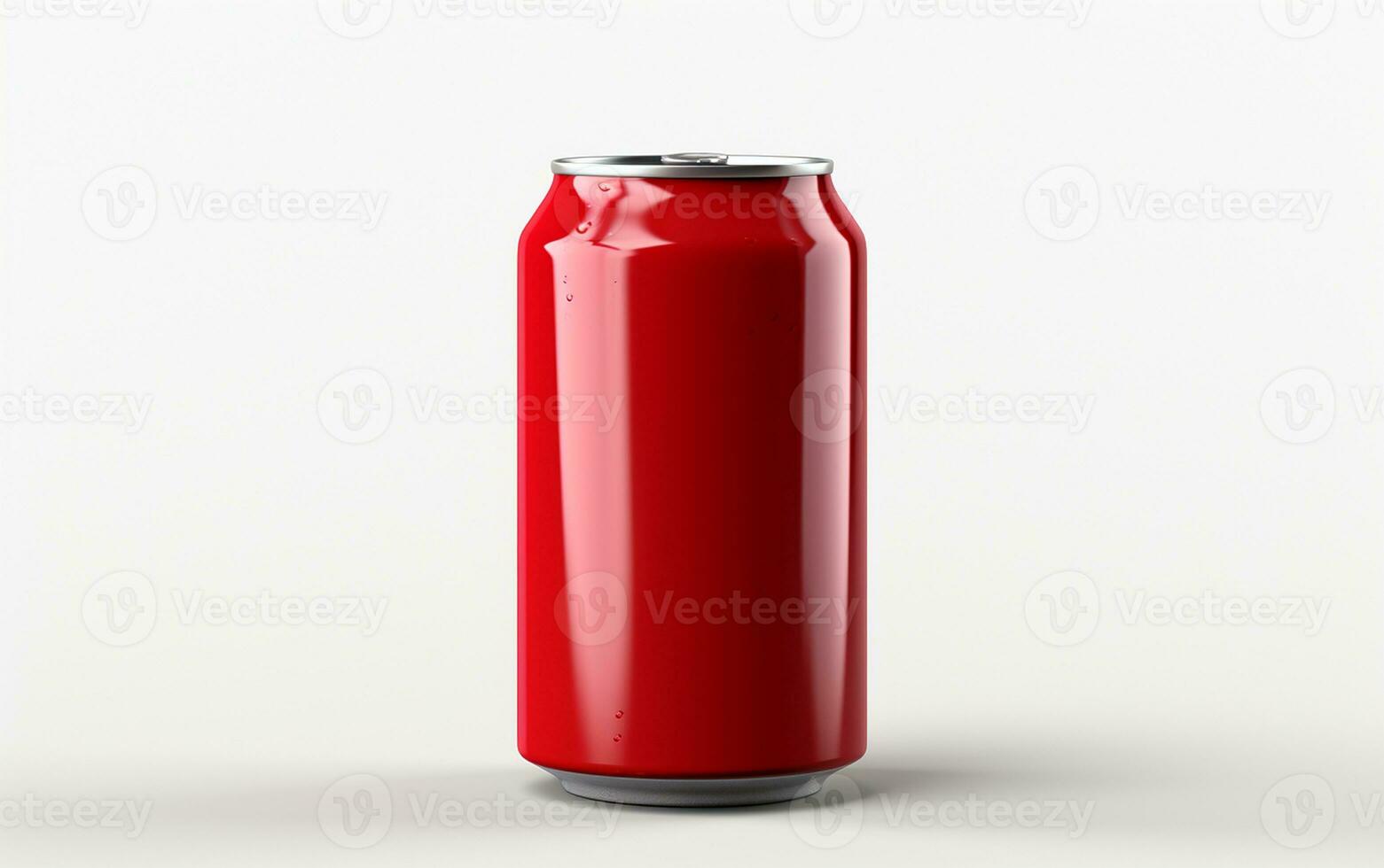 Soda Can on a White Background. Generative By Ai photo