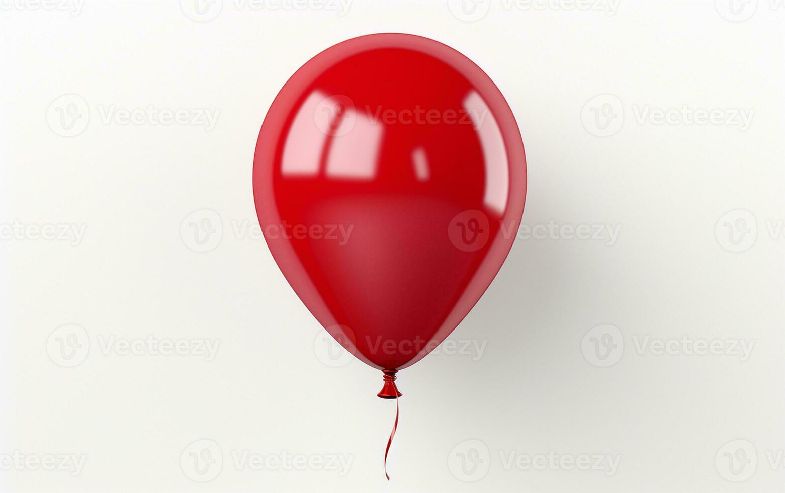 Colorful Balloon on a White Background. Generative By Ai photo