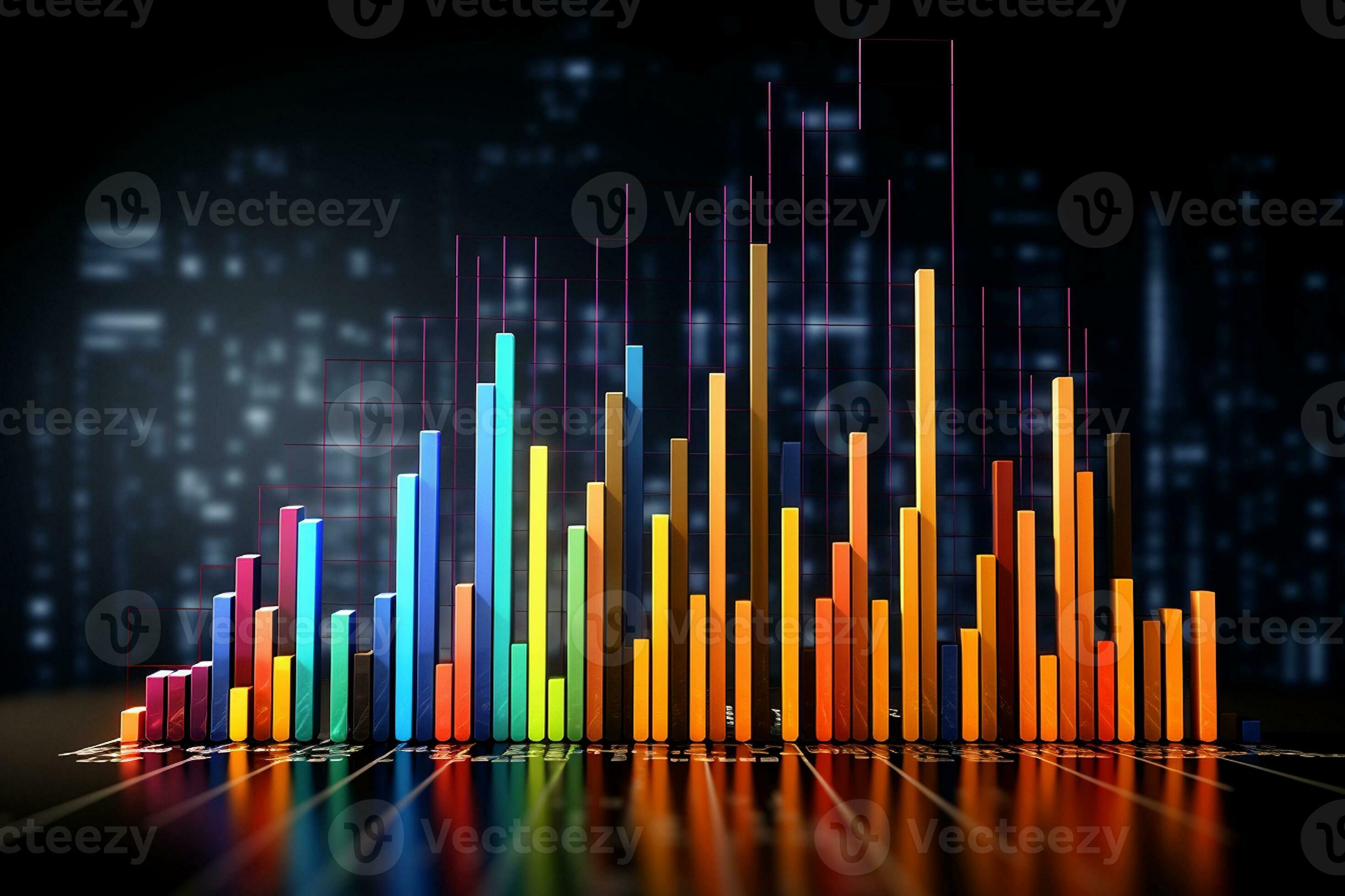 Charting Success in the Stock Market. Generative By Ai 29508036 Stock 
